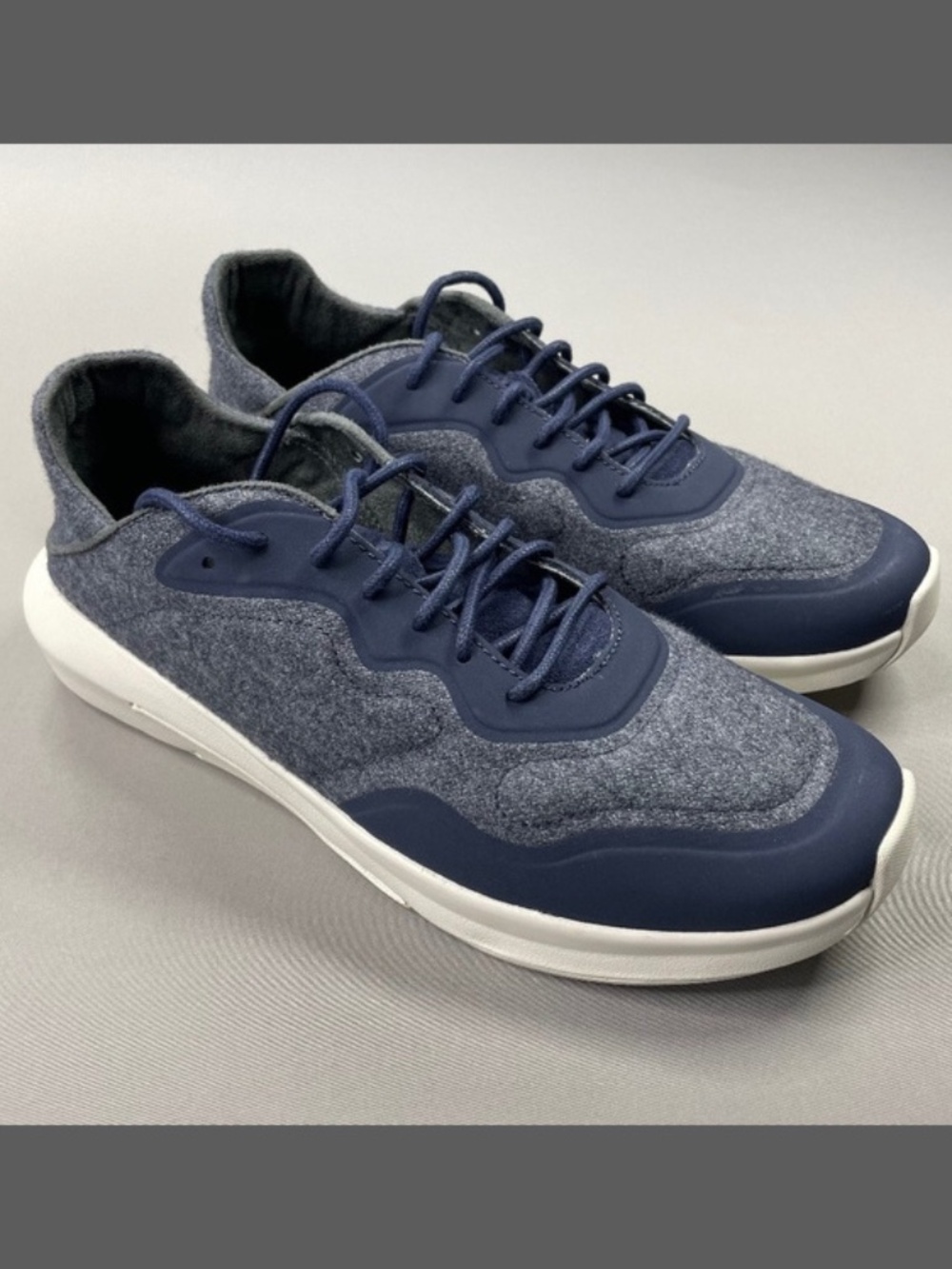 NEW Olukai Shoes Mens 10.5 blue koheo hulu sneakers Hawaii athletic casual